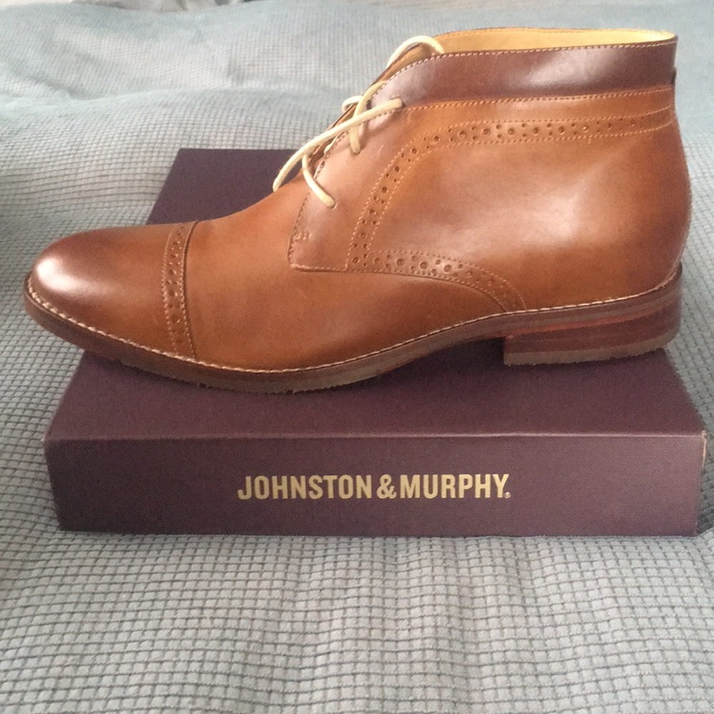 Johnston & Murphy Garner Cap Toe Boot - Picture 4 of 8